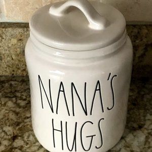 Rae Dunn Nana's Hugs Medium Canister LLB